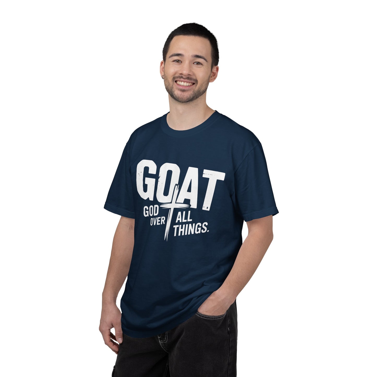 GOAT - "God Over All Things" Faith Graphic T-Shirt