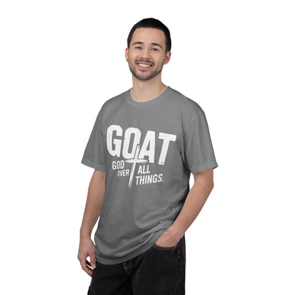GOAT - "God Over All Things" Faith Graphic T-Shirt