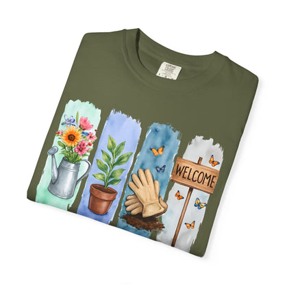 Gardening Mom Tee, gardening mom shirt, garden-mom tee, gardening shirt gift-for-gardening-mom, gardening gift for friends, botanical shirt