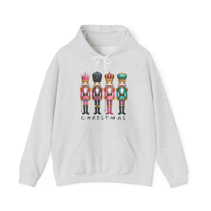 Nutcracker Christmas Hoodie — Festive Nutcracker Soldiers Holiday Pullover