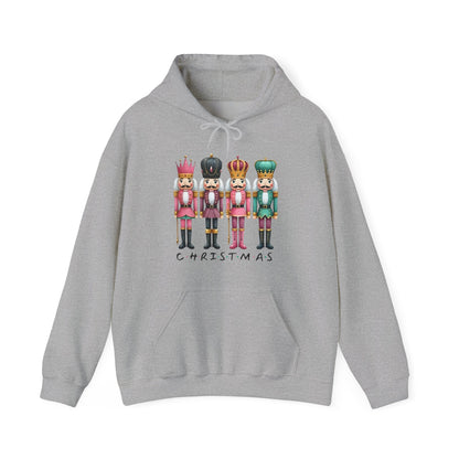 Nutcracker Christmas Hoodie — Festive Nutcracker Soldiers Holiday Pullover