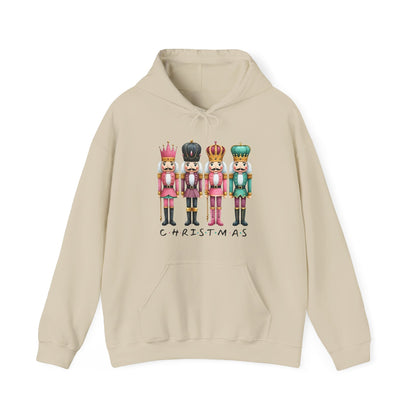 Nutcracker Christmas Hoodie — Festive Nutcracker Soldiers Holiday Pullover