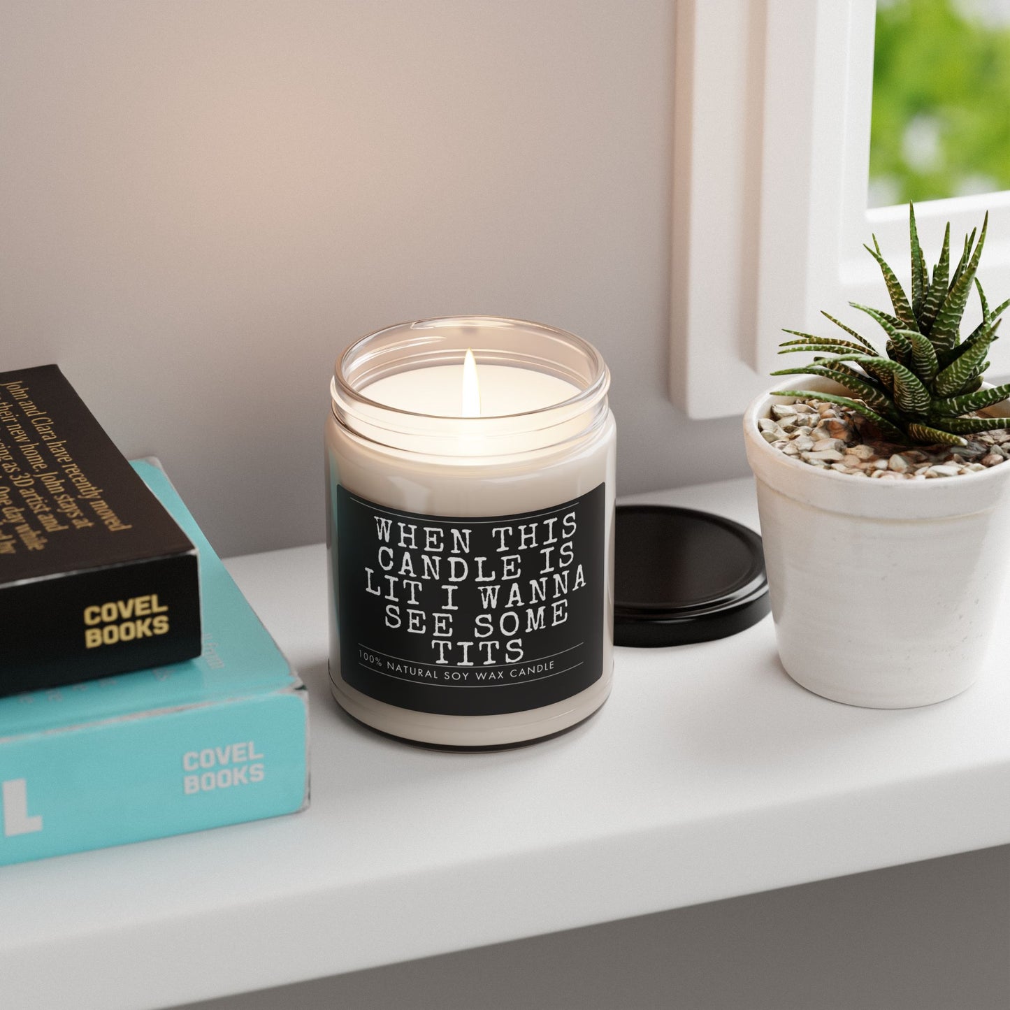 When this candle is lit i wanna see some tits, Funny adult candle, Valentine Day Gift for him,Funny Scented Candle, candle-for friends
