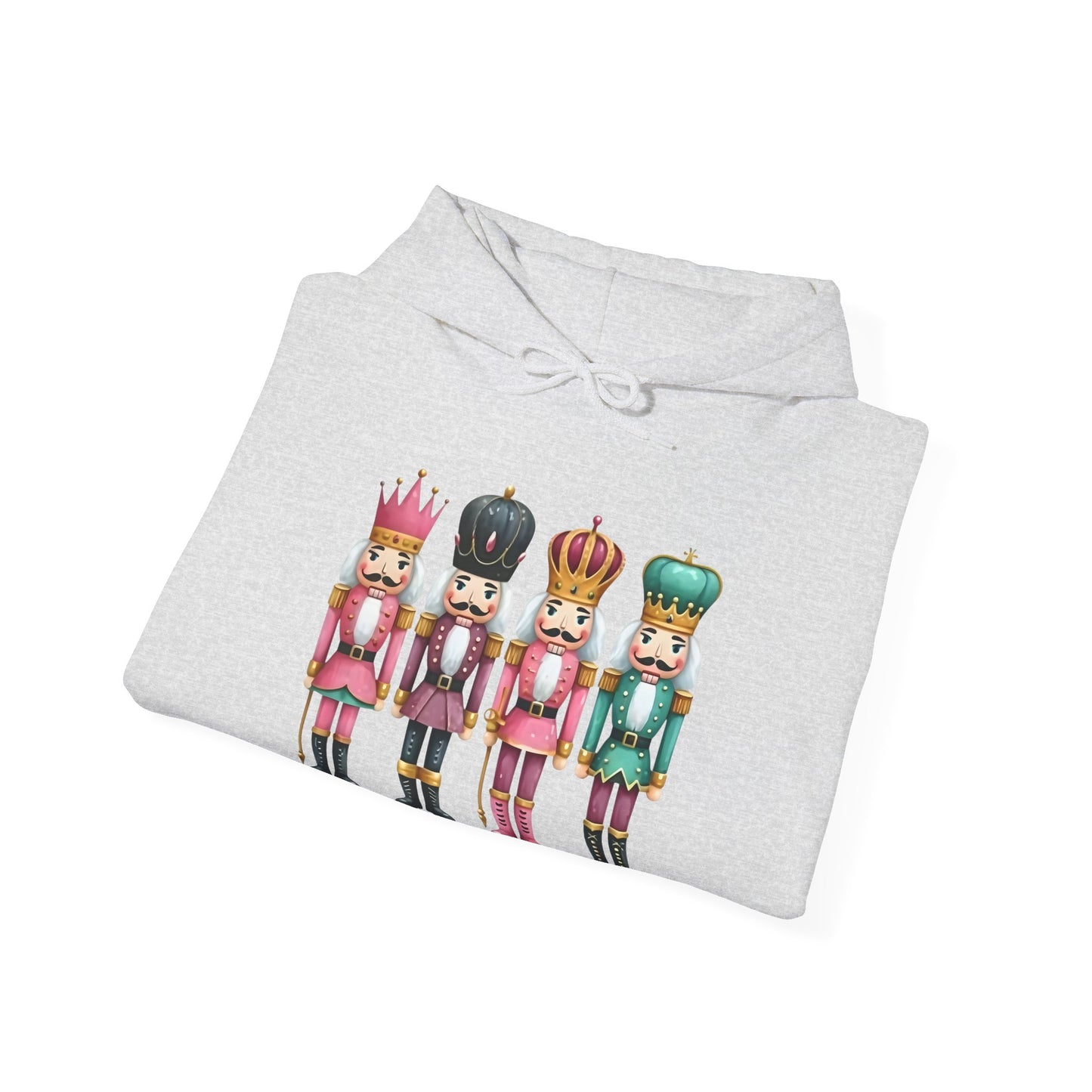 Nutcracker Christmas Hoodie — Festive Nutcracker Soldiers Holiday Pullover