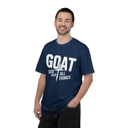 GOAT - "God Over All Things" Faith Graphic T-Shirt