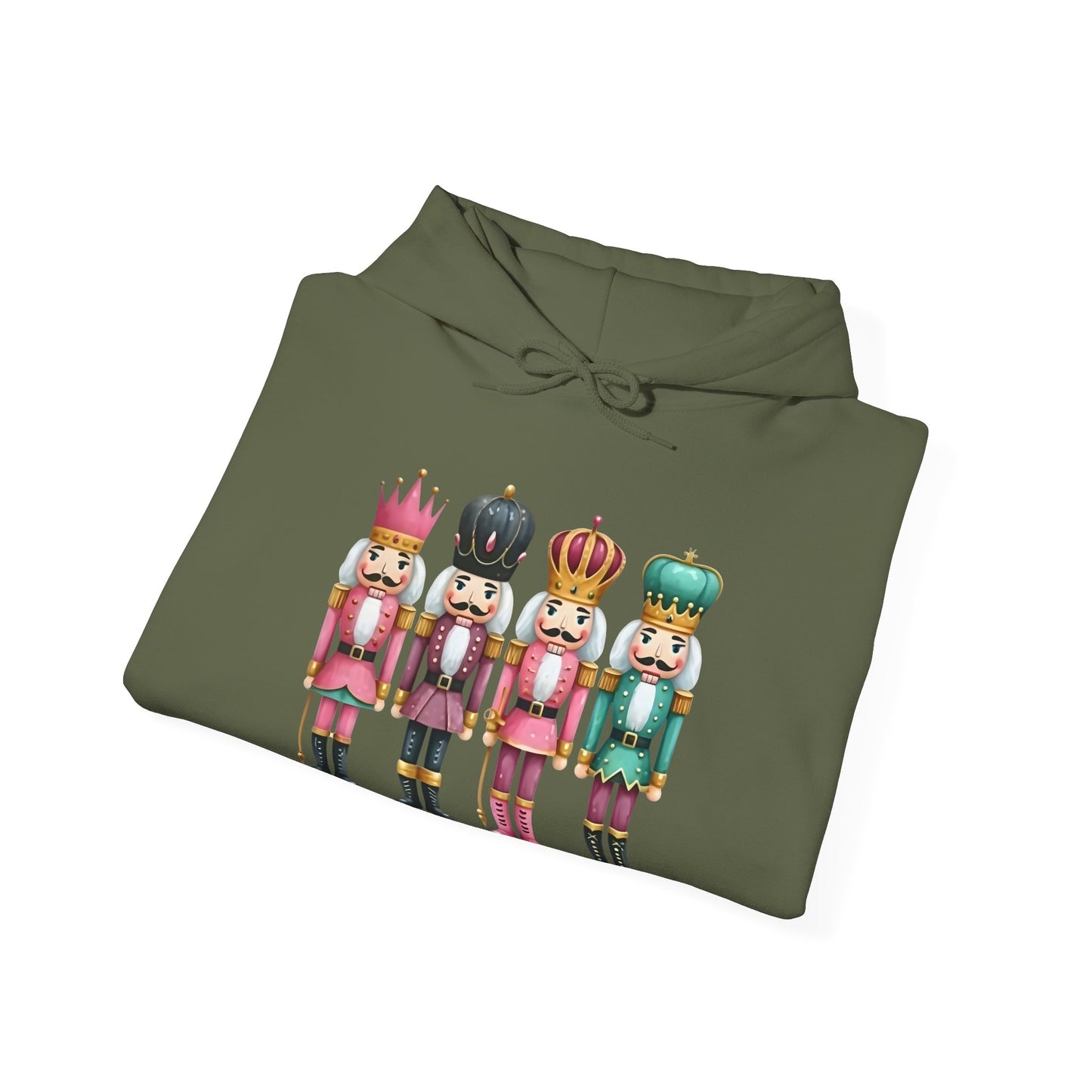 Nutcracker Christmas Hoodie — Festive Nutcracker Soldiers Holiday Pullover