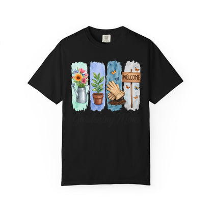 Gardening Mom Tee, gardening mom shirt, garden-mom tee, gardening shirt gift-for-gardening-mom, gardening gift for friends, botanical shirt