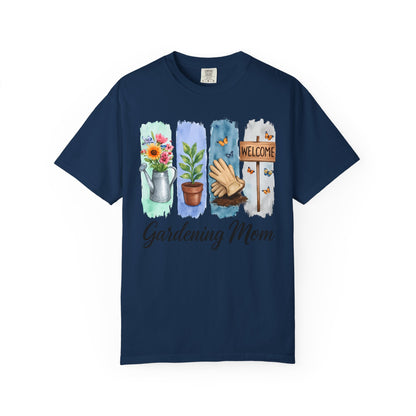 Gardening Mom Tee, gardening mom shirt, garden-mom tee, gardening shirt gift-for-gardening-mom, gardening gift for friends, botanical shirt