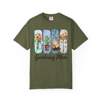 Gardening Mom Tee, gardening mom shirt, garden-mom tee, gardening shirt gift-for-gardening-mom, gardening gift for friends, botanical shirt