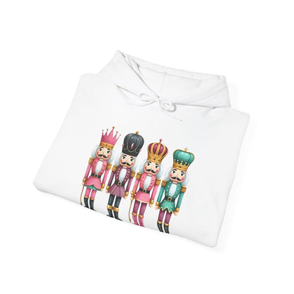 Nutcracker Christmas Hoodie — Festive Nutcracker Soldiers Holiday Pullover