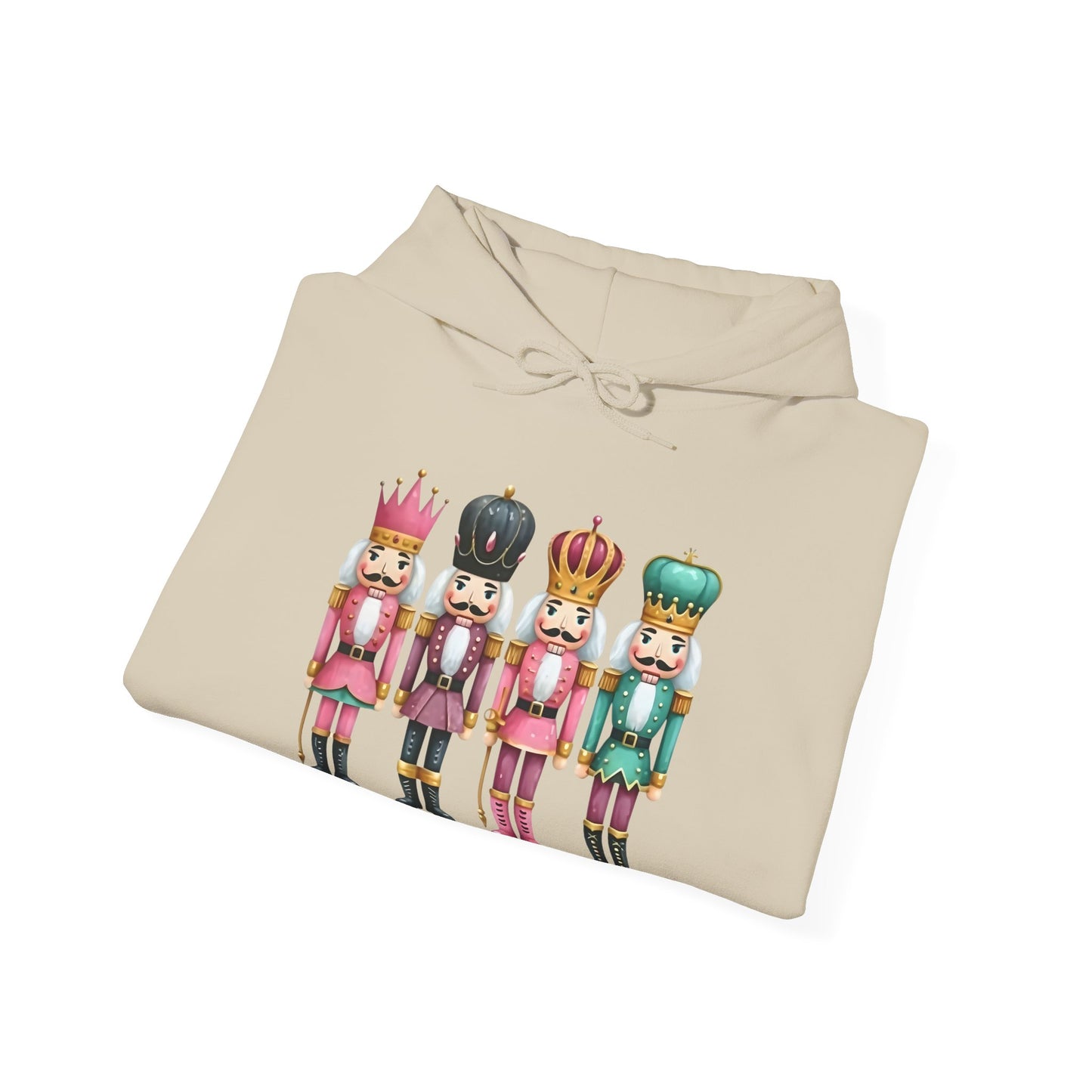 Nutcracker Christmas Hoodie — Festive Nutcracker Soldiers Holiday Pullover
