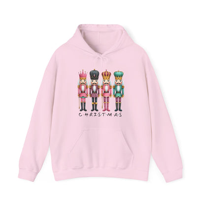 Nutcracker Christmas Hoodie — Festive Nutcracker Soldiers Holiday Pullover